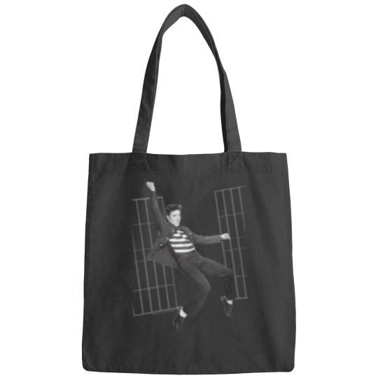 Discover Elvis Presley Jailhouse Rock Bags Licensed Rock N Roll Music Bags White