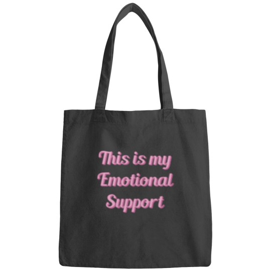 Discover This is my Emotional Support Kindle Pink Bags
