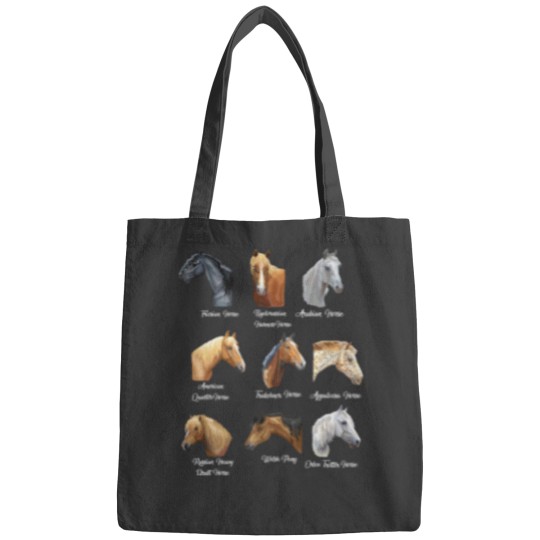 Discover Horse Breeds Equestrian horseback riding gift for girls Bags