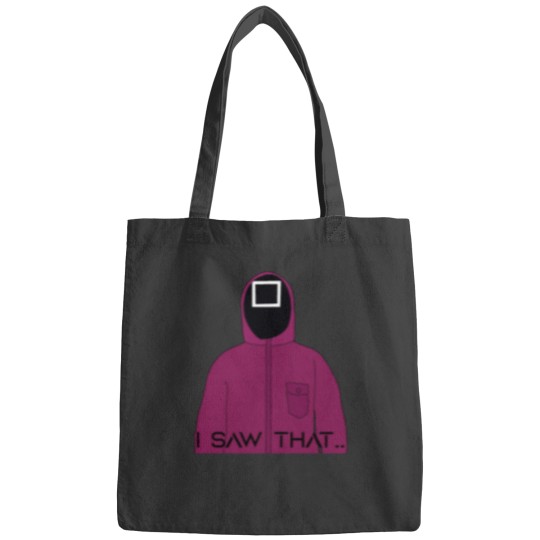 Discover Squid Cosplay - Pink Soldier - I saw that funny Bags