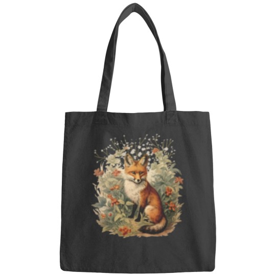 Discover Botanical Vintage Style Fox Bags