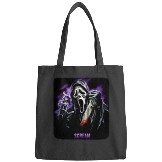 Discover Vintage Scream Bags, Scream Movie, Ghostface Bags, Let's Watch Scary Movie Bags