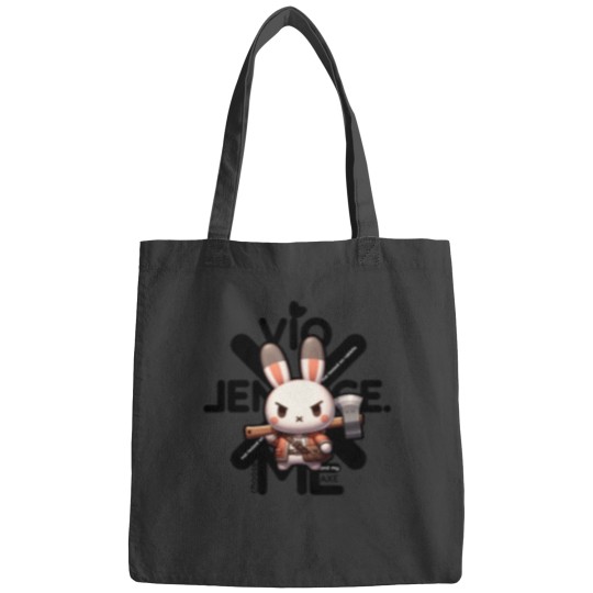 Discover angry rabbit, Evil Rabbit, i choose violence Active Bags
