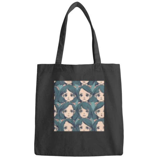 Discover Anime Wifu FaceAnime Wifu Face Pillow Bags