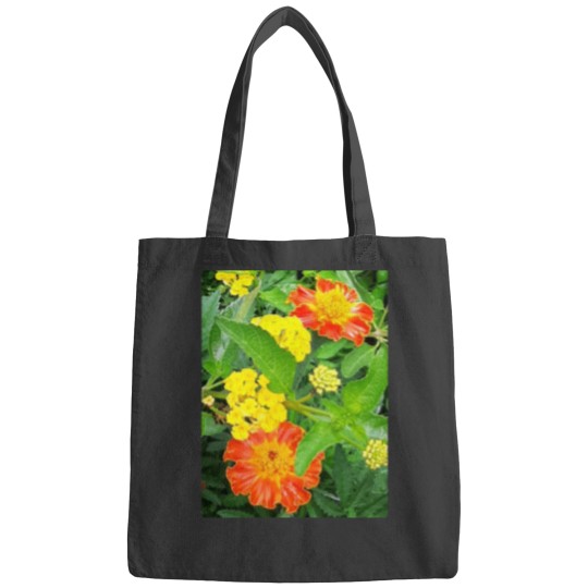 Discover yellow and orange flower Bags