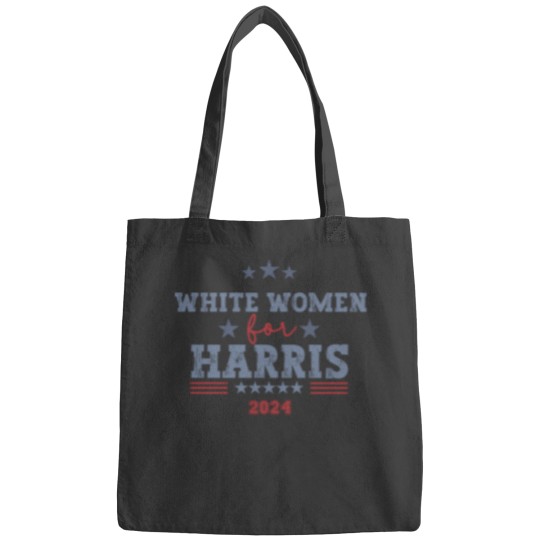 Discover Support Kamala Harris 2024 Bags - White Women for Harris