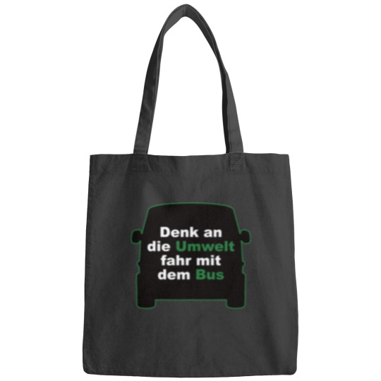 Discover Bus Environment Protection Safe Environment Green Bus Driver Active Bags