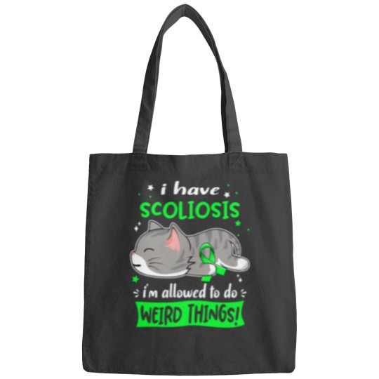 Discover Scoliosis Awareness, I Have Scoliosis i_m Allowed to do Weird Things! Active(1) Bags
