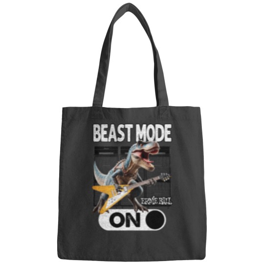 Discover Beast Mode ON Guitarist | Ernie Ball | Funny and Humor Musicians t-shirt Bags