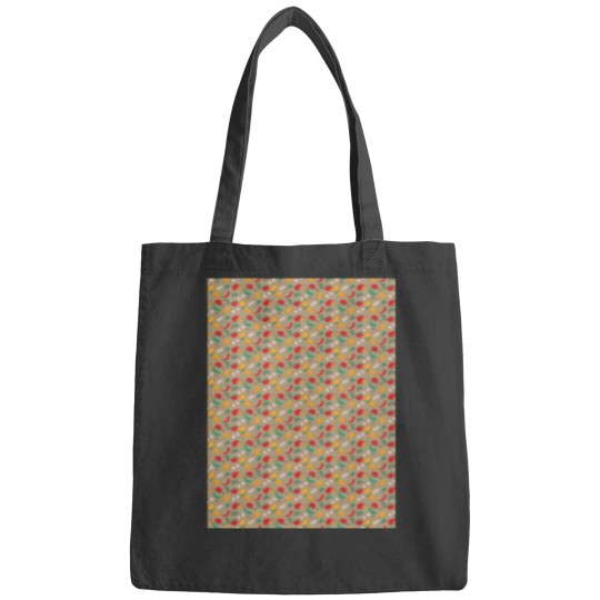 Discover What_s for dinner (pattern on grey-green background) Graphic Bags