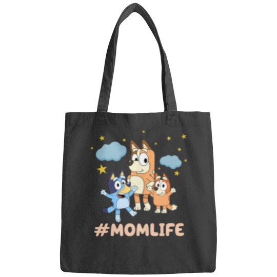 Discover Mom Life Bags featuring BlueyDad & Family