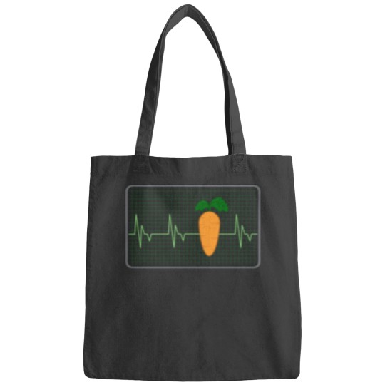 Discover Carrot Hearbeat Cool Carrot Design Bags