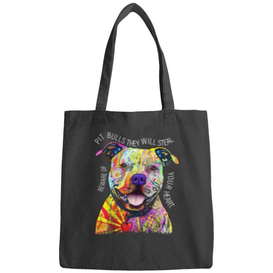 Discover Beware Pitbull They Will Steal Your Heart Bags, Pit Bull Bags