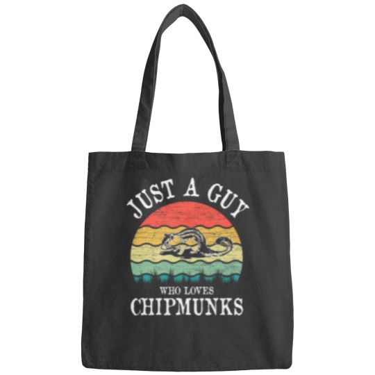 Discover Just A Guy Who Loves Chipmunks Bags