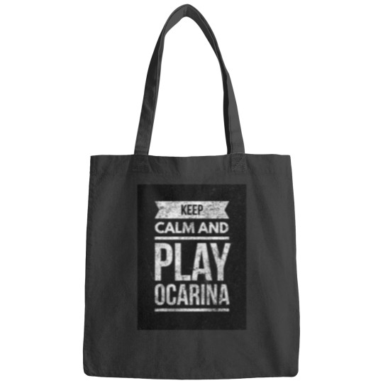 Discover Keep Calm And Play Ocarina Bags