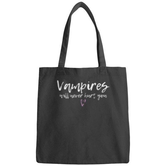 Discover Vampires will never hurt you Bags