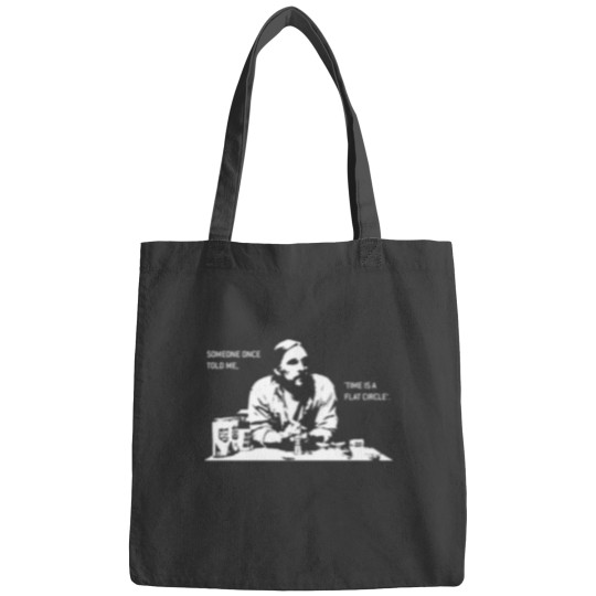 Discover Time is a Flat circles Bags