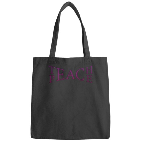 Discover Teach Peace -Purple Roufxis-Rb 8246 Bags