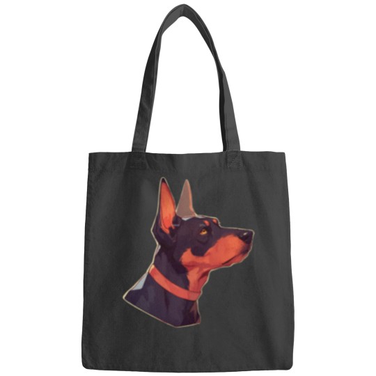 Discover Aesthetic Doberman Art Bag