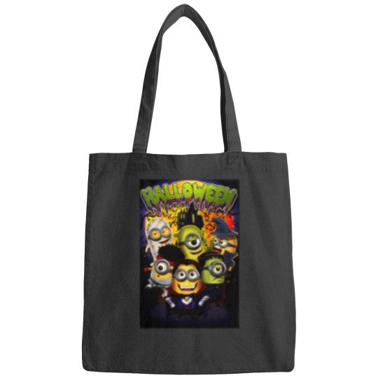 Discover Unisex Halloween Minions Jersey Short Sleeve Bags