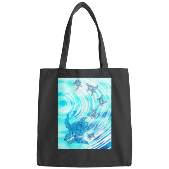 Discover Hawaiian - Polynesian Watercolor Ohana Honu(1) Bags