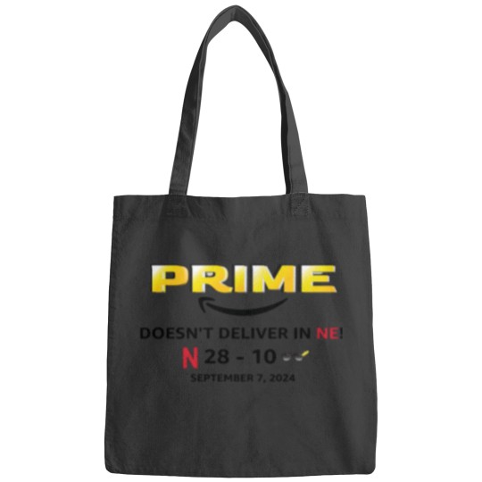 Discover Nebraska football Prime v2 Classic T-Shirt Bags