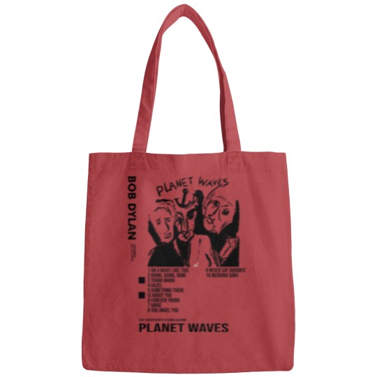 Discover Bob Dylan - Planet Waves Album Poster Bags