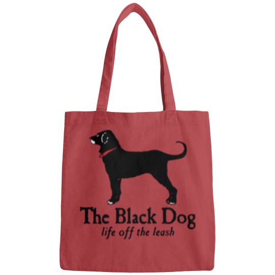 Discover The Black Dog Logo Life Off The Leash Bags