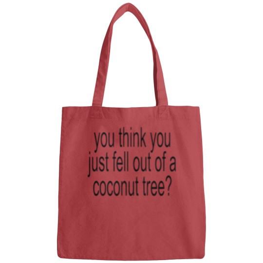 Discover You think you just fell out of a coconut tree, Kamala Harris, Brat inspired Bags