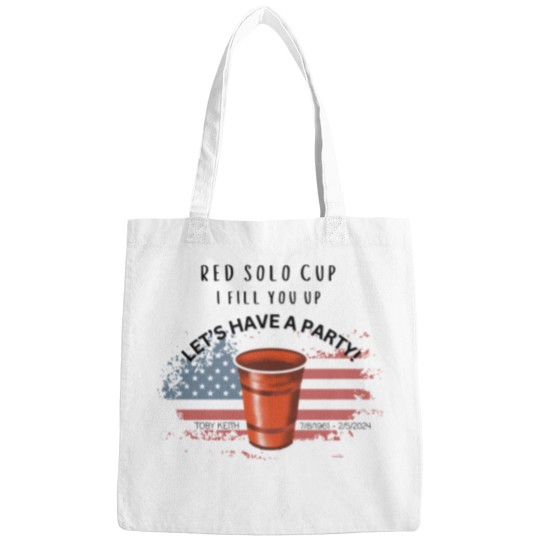 Discover Toby Keith Bags, Rememberance of Toby, Red Solo Cup