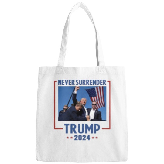 Discover Trump 2024 Never Surrender Bag