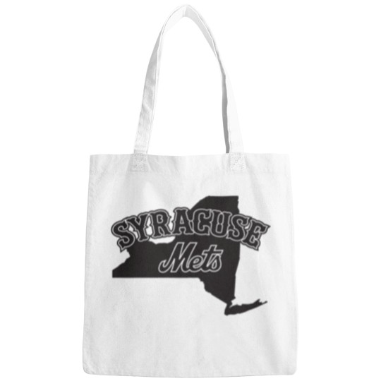 Discover Syracusee Mets logo Bags