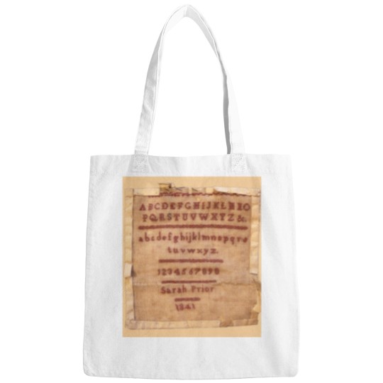 Discover Sarah Prior_s Sampler 1841 Photograph Bags
