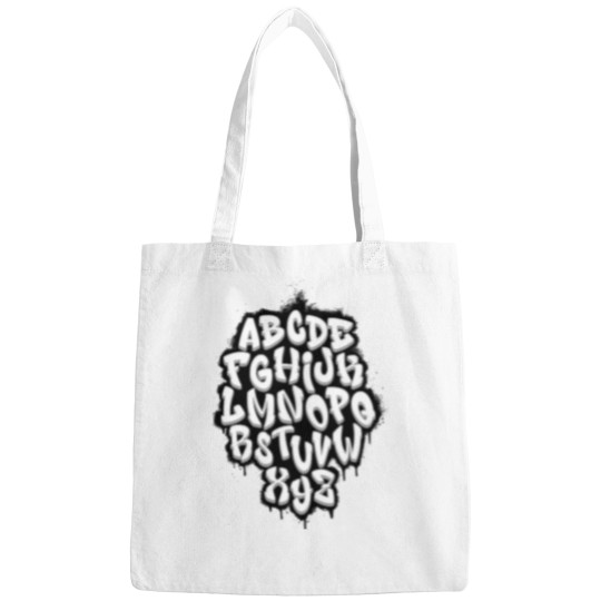 Discover alphabetical graffiti Premium Bags