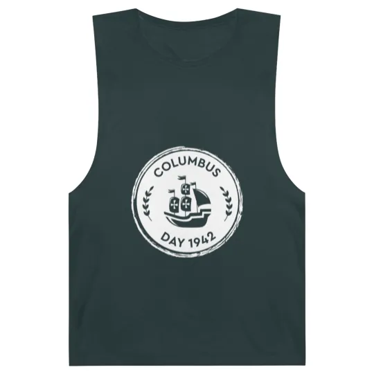 Discover Columbus Day USA America Holiday Christopher Ship Barnard Tanks