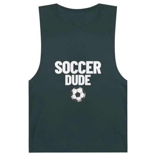 Discover Soccer Dude Men's Soccer Fan Gift Soccer Dude Barnard Tanks