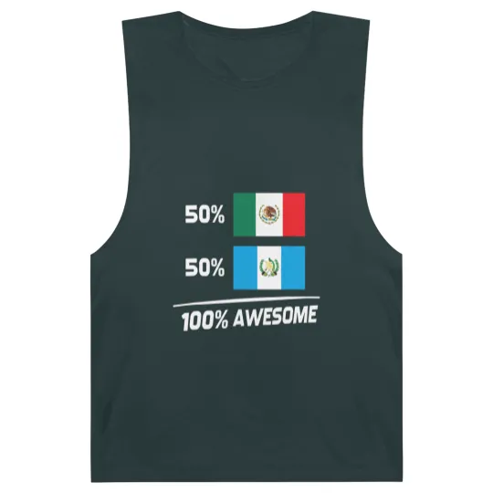 Discover Half Mexican Half Guatemalan Pride Mexico Guatemala Flag Barnard Tanks