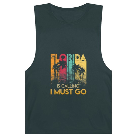 Discover Florida Strong Men's Barnard Tanks Florida Is Calling I Must Go