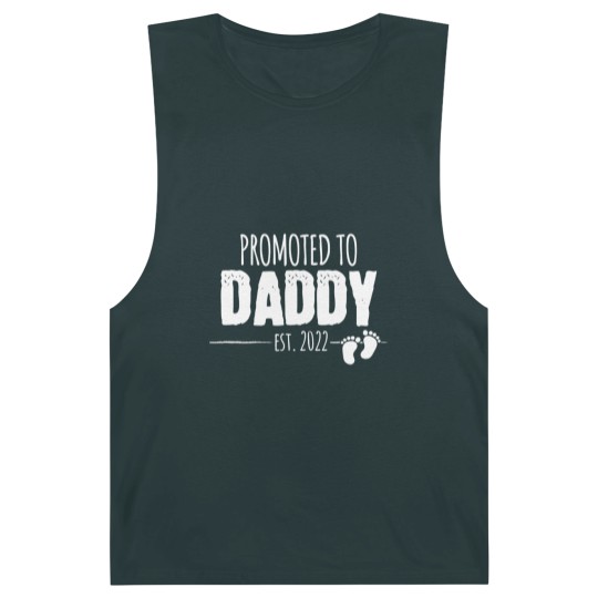 Discover Promoted to Daddy 2022 Soon to be Dad Husband Gift Barnard Tanks