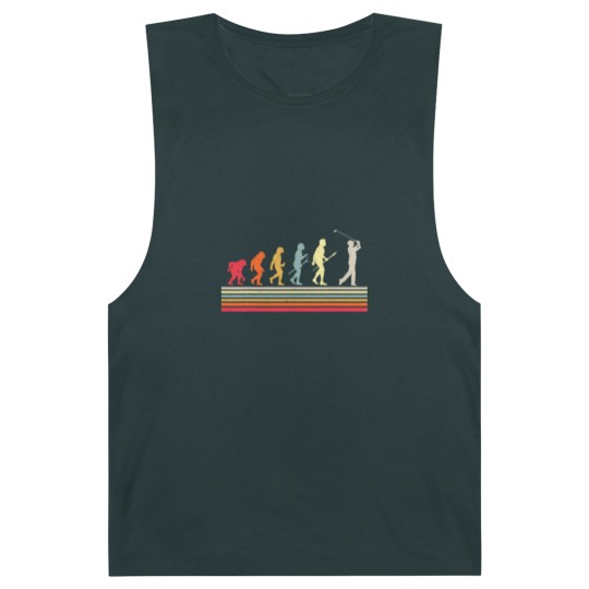 Discover Retro Golf Evolution Gift For Golfers & Golf Players Barnard Tanks