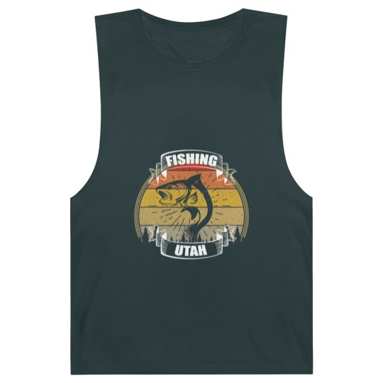 Discover Vintage Sunset Trees Fishing Utah Barnard Tanks