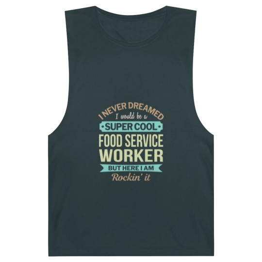 Discover Food Service Worker Gift Funny Appreciation Barnard Tanks
