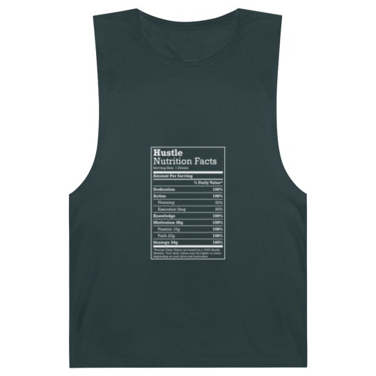 Discover Hustle meme Barnard Tanks Hustle Nutrition Facts