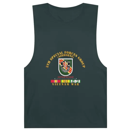 Discover Army 5th Special Forces Group w Flash VN SVC Barnard Tanks