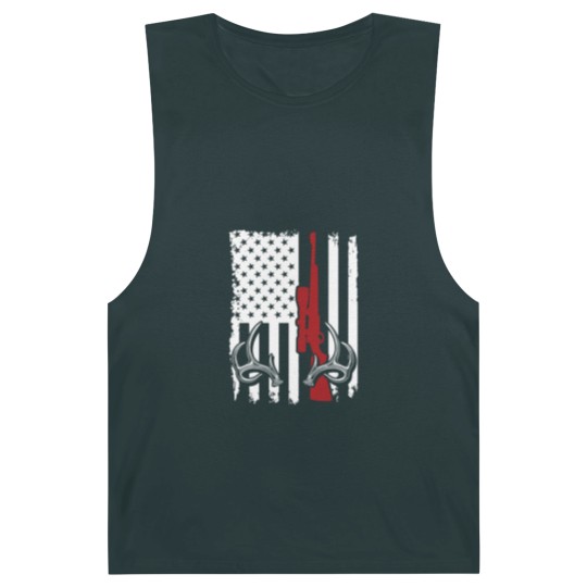 Discover Deer Hunting American Flag Barnard Tanks