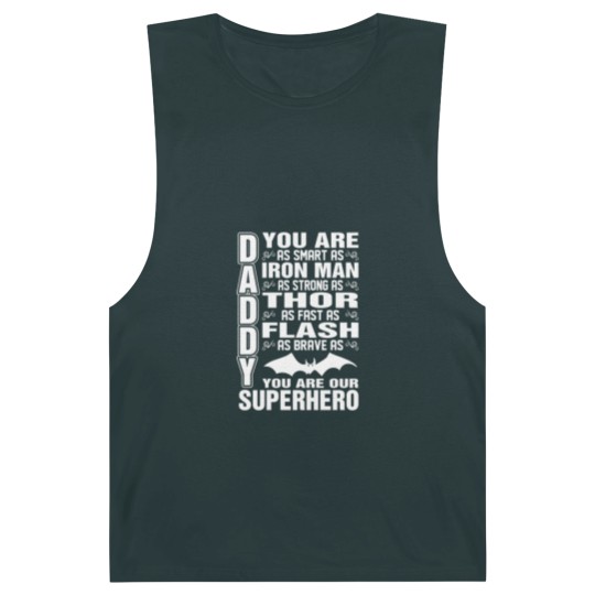 Discover Daddy You Are Our Superhero Barnard Tanks