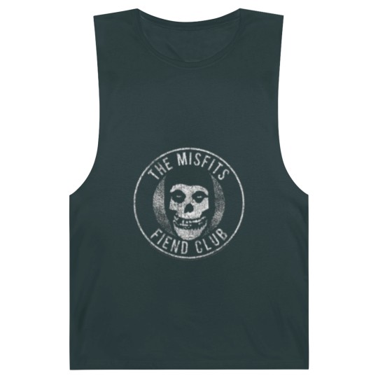 Discover Misfits Fiend Club Faded Barnard Tanks