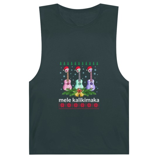 Discover Mele Kalikimaka Barnard Tanks Ukulele Guitar Hawaii Christmas Barnard Tanks