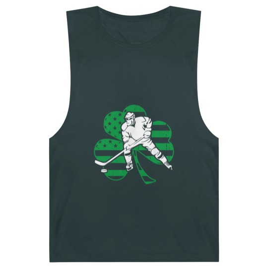 Discover Irish Hockey Player Shamrock St Patrick's Day Barnard Tanks