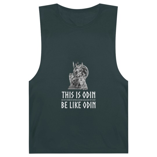 Discover Anti Socialism - Masculine Alpha Male Viking Mythology - Odin isn't offended by anything or anyone because Odin isn't a pussy - Anti Socialism - Barnard Tanks